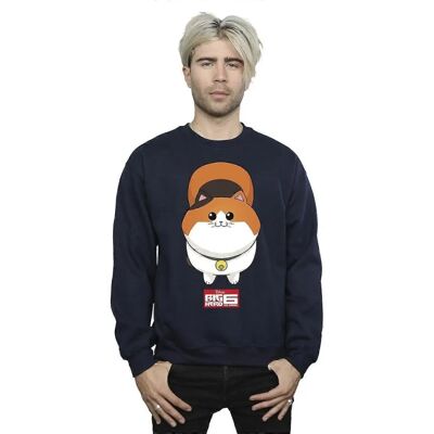 Absolute Cult Disney Hiro Modell Navy Blue Sweatshirt - Big Hero 6 Absolute Cult Disney Hiro Modell Navy Blue Sweatshirt - Big Hero 6