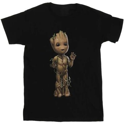 Marvel I Am Groot Golf Wave Pose T-Shirt - Heren Wit 5XL Marvel I Am Groot Golf Wave Pose T-Shirt - Heren Wit 5XL