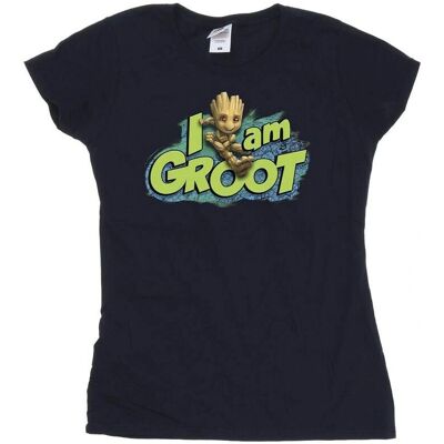 Koszulka Marvel I Am Groot Skacząca Granatowa XXL Koszulka Marvel I Am Groot Skacząca Granatowa XXL