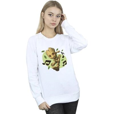 Marvel Groot Guardians Of The Galaxy Sweatshirt - White - S Marvel Groot Guardians Of The Galaxy Sweatshirt - White - S