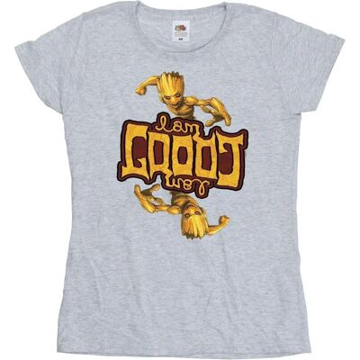 Absolute Cult Marvel Women's Guardians Of The Galaxy Groot Inverted Grain T-Shirt Absolute Cult Marvel Women's Guardians Of The Galaxy Groot Inverted Grain T-Shirt