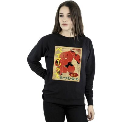Absolute Cult Disney Big Hero 6 Baymax Sweatshirt - Women Black Small Absolute Cult Disney Big Hero 6 Baymax Sweatshirt - Women Black Small