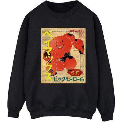 Absolute Cult Disney Baymax Big Hero 6 Damen Sweatshirt - Weiß Absolute Cult Disney Baymax Big Hero 6 Damen Sweatshirt - Weiß