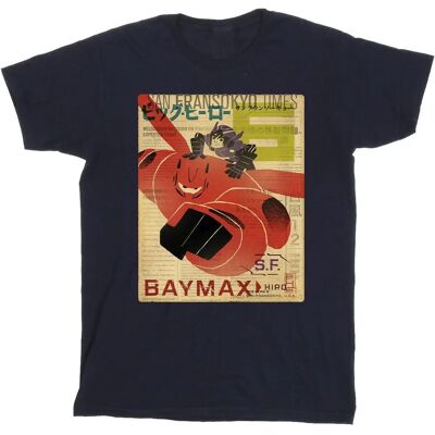 T-shirt Navy Blue Big Hero 6 Baymax di Absolute Cult Disney T-shirt Navy Blue Big Hero 6 Baymax di Absolute Cult Disney