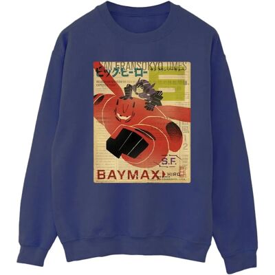 Absolute Cult Disney Women's Big Hero 6 Baymax Flying Baymax Sweatshirt Absolute Cult Disney Women's Big Hero 6 Baymax Flying Baymax Sweatshirt