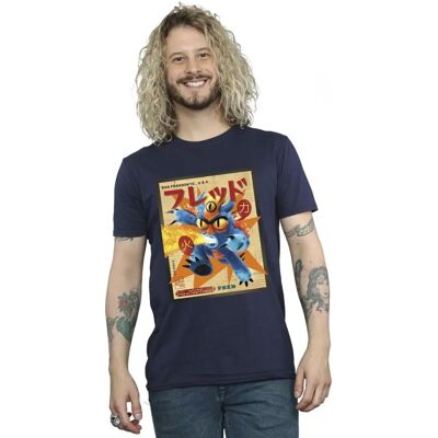 Absolute Cult Disney Big Hero 6 Baymax Fred Maglietta Blu Navy Absolute Cult Disney Big Hero 6 Baymax Fred Maglietta Blu Navy