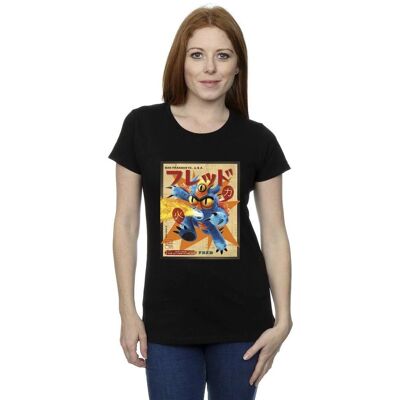 Big Hero 6 - Baymax Fred Newspaper T-Shirt black Big Hero 6 - Baymax Fred Newspaper T-Shirt black