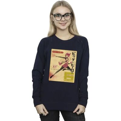Absolute Cult Disney Baymax Big Hero 6 Navy Blue Sweatshirt - Women Absolute Cult Disney Baymax Big Hero 6 Navy Blue Sweatshirt - Women
