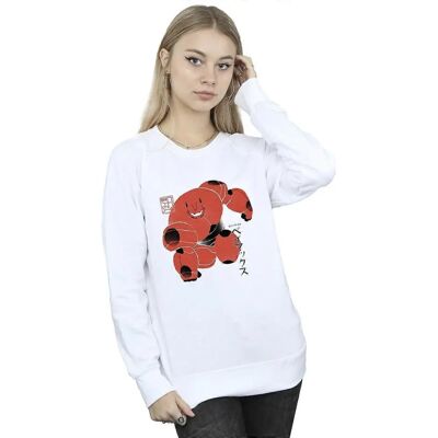 Absolute Cult Disney Big Hero 6 Baymax Sweatshirt - Women’s White XX-Large Absolute Cult Disney Big Hero 6 Baymax Sweatshirt - Women’s White XX-Large