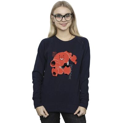 Disney Big Hero 6 Baymax Navy Blue Sweatshirt - Sweatshirt Disney Big Hero 6 Baymax Navy Blue Sweatshirt - Sweatshirt