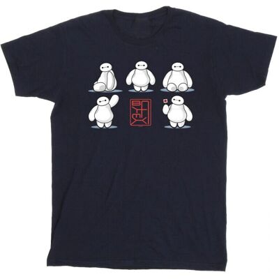 Disney Big Hero 6 Baymax Navy Blue T-Shirt Disney Big Hero 6 Baymax Navy Blue T-Shirt