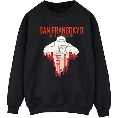 Absolute Cult Disney Baymax Navy Blue Sweatshirt - Big Hero 6 Absolute Cult Disney Baymax Navy Blue Sweatshirt - Big Hero 6