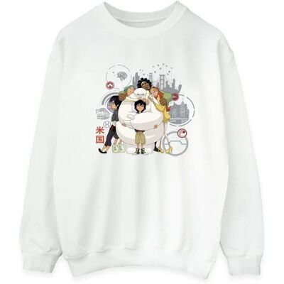 Absolute Cult - Disney Baymax Group Hug - Sweatshirt Absolute Cult - Disney Baymax Group Hug - Sweatshirt