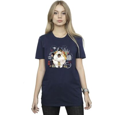 Absolute Cult Disney Big Hero 6 Baymax Navy Blue T-Shirt Absolute Cult Disney Big Hero 6 Baymax Navy Blue T-Shirt