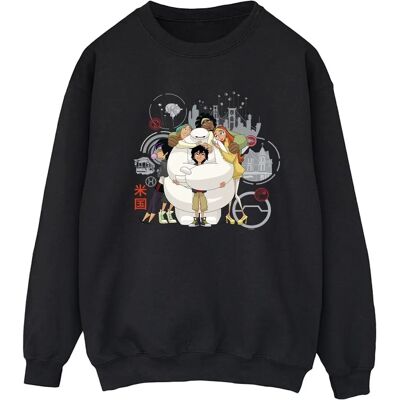 Absolute Cult Disney Big Hero 6 Baymax Group Hug Sweatshirt - Sweatshirt Absolute Cult Disney Big Hero 6 Baymax Group Hug Sweatshirt - Sweatshirt