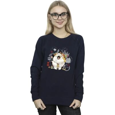 Absolute Cult Disney Baymax Group Hug Sweatshirt - Big Hero 6 Absolute Cult Disney Baymax Group Hug Sweatshirt - Big Hero 6