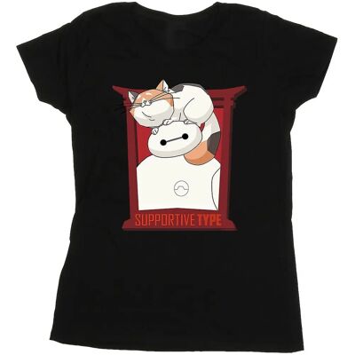 Absolute Cult Disney Big Hero 6 Baymax Support T-Shirt - Black Absolute Cult Disney Big Hero 6 Baymax Support T-Shirt - Black