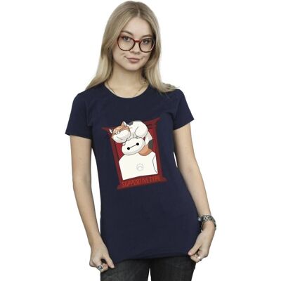 Absolute Cult Disney Women's Big Hero 6 Baymax T-Shirt - Women’s Navy Blue Absolute Cult Disney Women's Big Hero 6 Baymax T-Shirt - Women’s Navy Blue