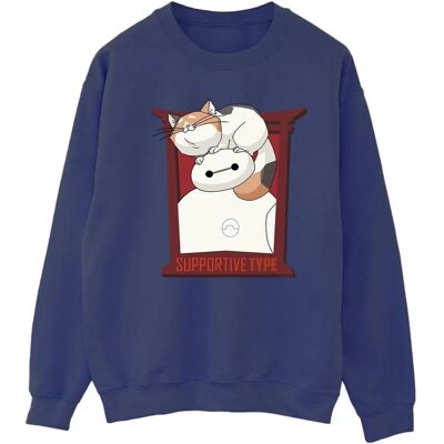 Absolute Cult Disney Baymax Big Hero 6 Navy Blue Sweatshirt Absolute Cult Disney Baymax Big Hero 6 Navy Blue Sweatshirt