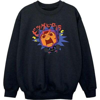 Absolute Cult Disney Big Hero 6 Baymax Hiro Sweatshirt - Sweatshirt Absolute Cult Disney Big Hero 6 Baymax Hiro Sweatshirt - Sweatshirt