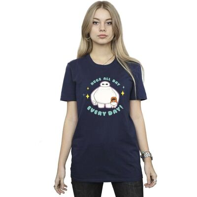 Absolute Cult Disney Big Hero 6 Baymax Umarmungen Navy Blue T-Shirt Absolute Cult Disney Big Hero 6 Baymax Umarmungen Navy Blue T-Shirt
