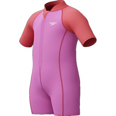 Speedo Kinder-Neopren-Shorty - Neon Violett/ Koralle Speedo Kinder-Neopren-Shorty - Neon Violett/ Koralle