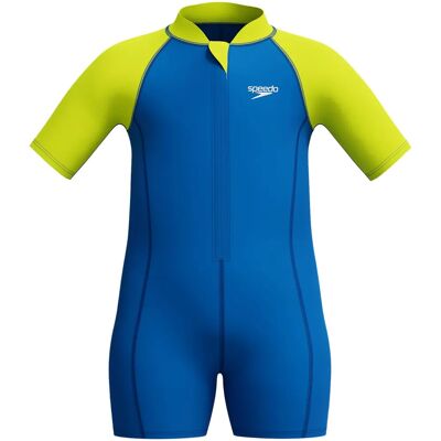 Speedo Kids' Neoprene Short Sleeve Wetsuit - Turkish Sea Speedo Kids' Neoprene Short Sleeve Wetsuit - Turkish Sea