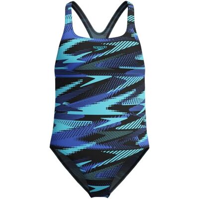 Maillot Speedo Girls HyperBoom Medalist - Noir/Bleu Age 9-10 - Publicité Maillot Speedo Girls HyperBoom Medalist - Noir/Bleu Age 9-10 - Publicité