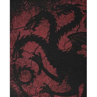 Game of Thrones Targaryen Womens Black/Red T-Shirt - T-Shirt Game of Thrones Targaryen Womens Black/Red T-Shirt - T-Shirt