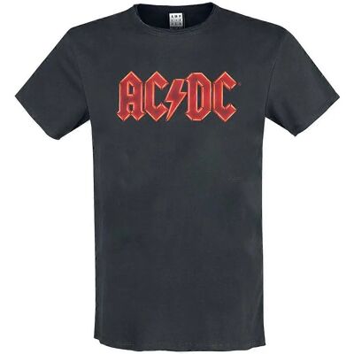 Amplified AC/DC Charcoal T-Shirt - T-Shirt Amplified AC/DC Charcoal T-Shirt - T-Shirt