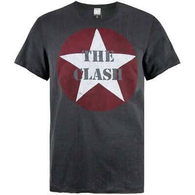 Amplified Mens Star Logo The Clash T-Shirt - T-Shirt Amplified Mens Star Logo The Clash T-Shirt - T-Shirt