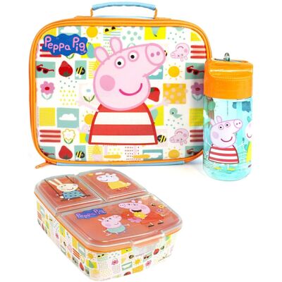 Ensemble Sac à Lunch Peppa Pig - Unisexe Ensemble Sac à Lunch Peppa Pig - Unisexe