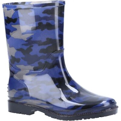 Cotswold Navy Unisex PVC Wellington Boots - Size UK 4 Infant Cotswold Navy Unisex PVC Wellington Boots - Size UK 4 Infant