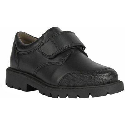 Sapatos escolares de couro Geox Boys Shaylax - Preto - Tamanho 12,5 Sapatos escolares de couro Geox Boys Shaylax - Preto - Tamanho 12,5