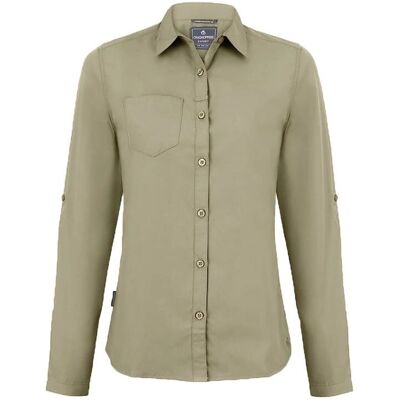 Craghoppers Expert Kiwi Lange Mouwen Shirt - Kiezebruin - Kleding Craghoppers Expert Kiwi Lange Mouwen Shirt - Kiezebruin - Kleding