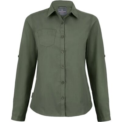 Craghoppers Expert Kiwi Langarmshirt - Groen - UPF 40+ Craghoppers Expert Kiwi Langarmshirt - Groen - UPF 40+