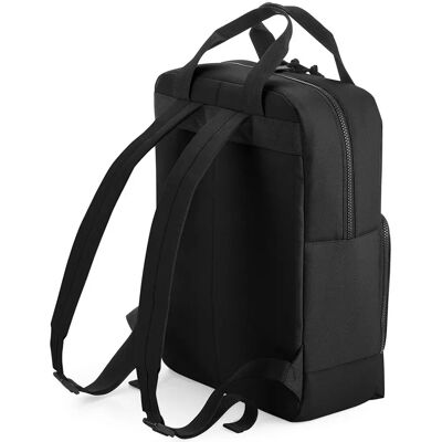 Sac à dos recyclé Bagbase Cooler Noir/Gris - Sac à dos Sac à dos recyclé Bagbase Cooler Noir/Gris - Sac à dos