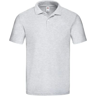 Fruit of the Loom Grey Heather Classic Polo Shirt - Polo Shirt Fruit of the Loom Grey Heather Classic Polo Shirt - Polo Shirt