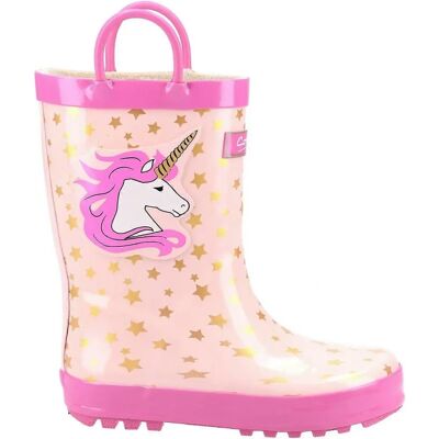 Cotswold Pink Kids Puddle Unicorn Wellington Boots - Wellington Boots Cotswold Pink Kids Puddle Unicorn Wellington Boots - Wellington Boots
