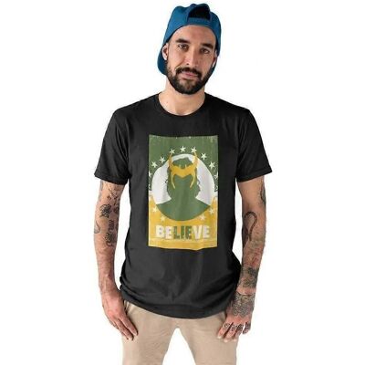 Loki Believe T-Shirt - Unisex Black XL Loki Believe T-Shirt - Unisex Black XL