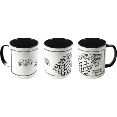 Game Of Thrones Stark Mug White/Black - Mug Game Of Thrones Stark Mug White/Black - Mug