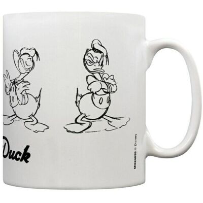 Disney Sketch Donald Duck Muki Valkoinen Yksi Koko - Muki Disney Sketch Donald Duck Muki Valkoinen Yksi Koko - Muki