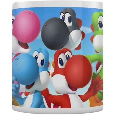 Super Mario Yoshi Mug - Printed Ceramic, 325ml - Official Super Mario Yoshi Mug - Printed Ceramic, 325ml - Official