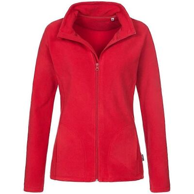 Stedman Fleece Jacket - Active, Scarlet Red, XS - Fleece Jacket Stedman Fleece Jacket - Active, Scarlet Red, XS - Fleece Jacket