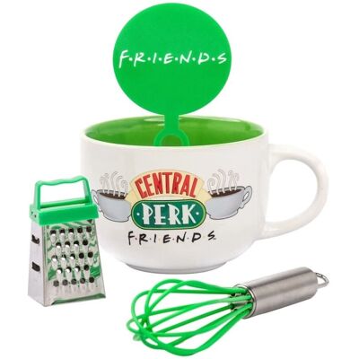 Friends Central Perk Mug and Stencil Set - Unisex - Ceramic Friends Central Perk Mug and Stencil Set - Unisex - Ceramic