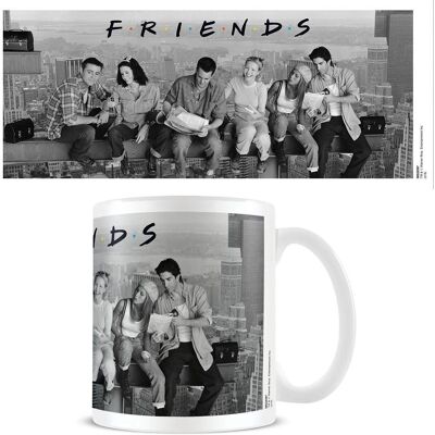 Friends - Lunch On A Skyscraper Mug - White/Black - 325ml Friends - Lunch On A Skyscraper Mug - White/Black - 325ml