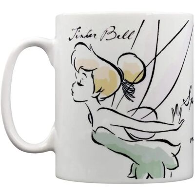 Peter Pan Tinkerbell Mug Green/Yellow/White - Mug Peter Pan Tinkerbell Mug Green/Yellow/White - Mug