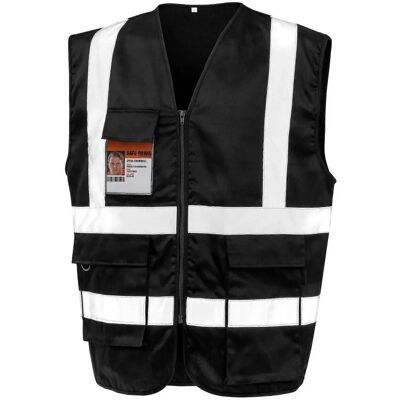 Result Gilet di Sicurezza Unisex Adulto - Nero, 3XL - Gilet di Sicurezza Result Gilet di Sicurezza Unisex Adulto - Nero, 3XL - Gilet di Sicurezza