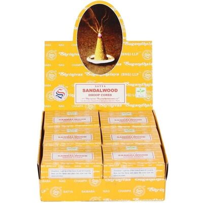 Satya - Sandalwood - Brown - One Size - Incense Cones Satya - Sandalwood - Brown - One Size - Incense Cones