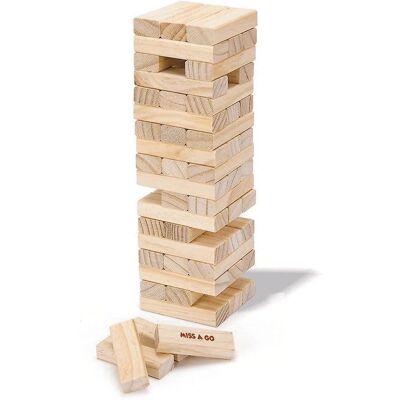 Toyrific UTRD2414 - Stacking Blocks - Natural - Develops Motor Skills Toyrific UTRD2414 - Stacking Blocks - Natural - Develops Motor Skills